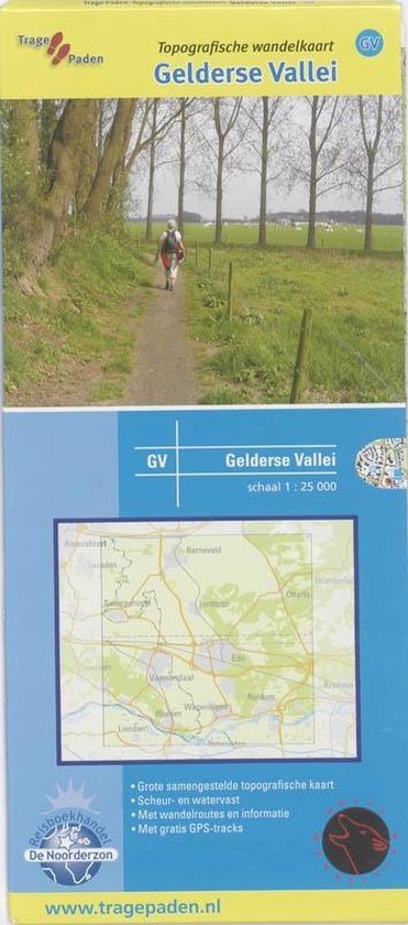 Cover van het boek 'Topografische Wandelkaart Gelderse Vallei' van R. Wolfs