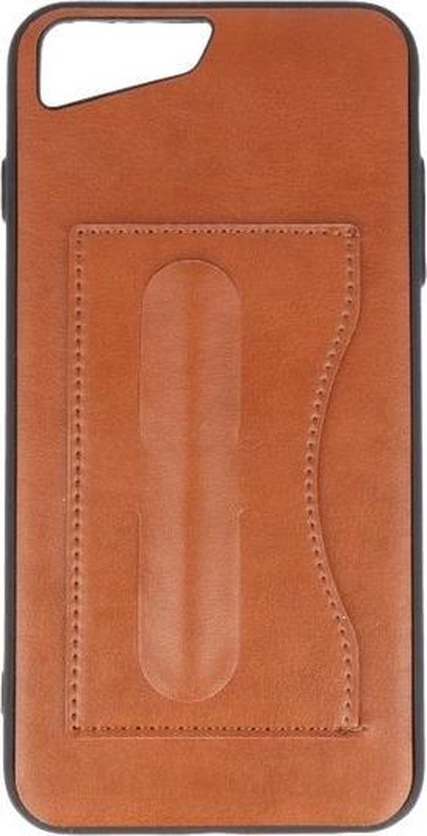 BestCases.nl Apple iPhone 7 Plus / 8 Plus Stand TPU back case hoesje Bruin