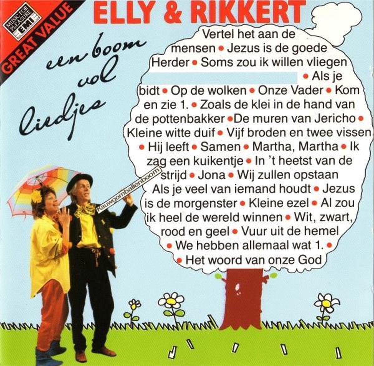 Een Boom Vol Liedjes, Elly & Rikkert CD (album) Muziek