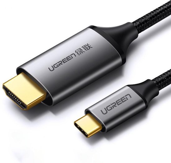 USB-C naar HDMI kabel - 4K op 60Hz - 1.5 meter - Thunderbolt 3