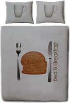 Covers & Co Bed & Breakfast Dekbedovertrek - Eenpersoons - 140x200/220 cm - Offwhite