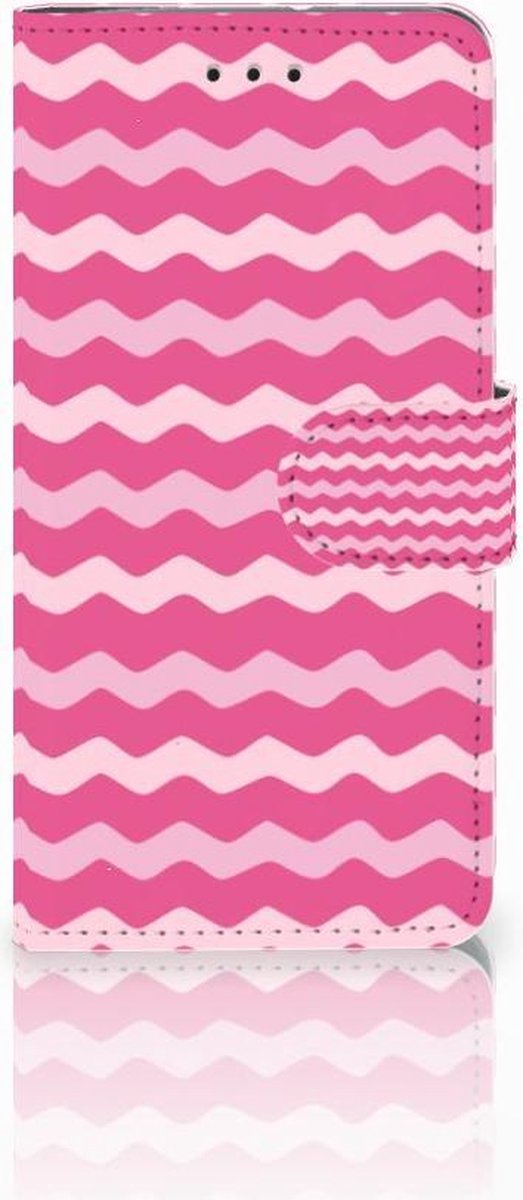 Motorola Moto G7 Play Telefoon Hoesje Waves Pink