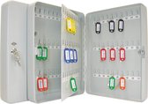 2x Wedo sleutelkast voor 110 sleutels, 28x8x37cm, grijs
