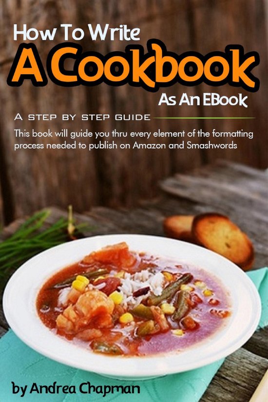 How To Write A Cookbook As An Ebook - cover