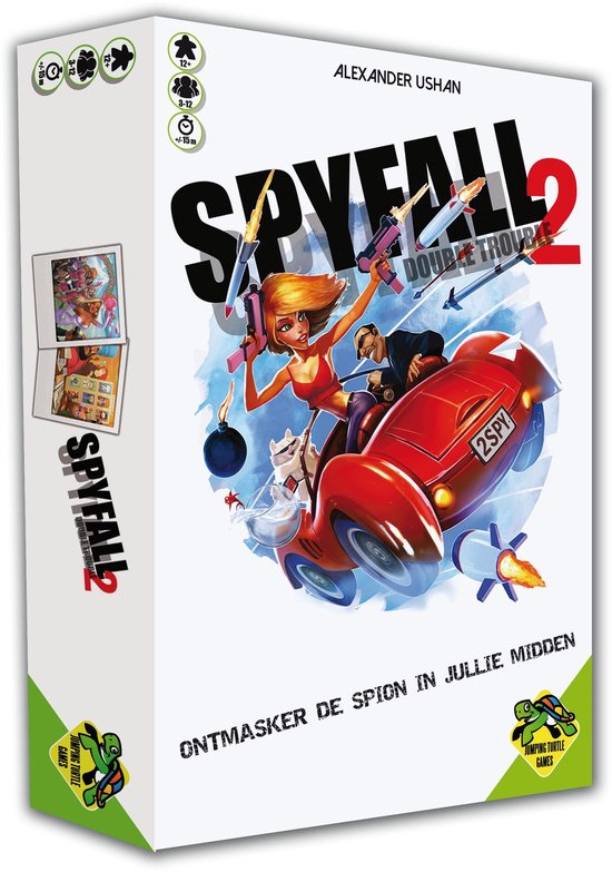 Boek: Spyfall 2, geschreven door Jumping Turtle Games