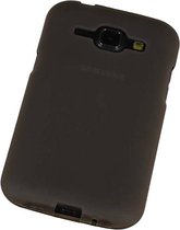 Samsung Galaxy J1 TPU Cover Transparant Grijs – Back Case Bumper Hoes Cover