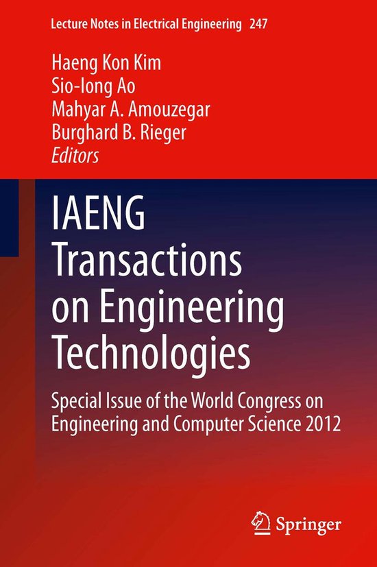 Lecture Notes in Electrical Engineering 247 - IAENG Transactions on ...