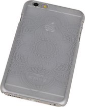 Apple iPhone 6 Plus Hardcase Roman Zilver - Back Cover Case Bumper Cover