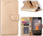 Xssive Hoesje voor Nokia 7.2 - Book Case - geschikt voor 3 pasjes - Goud