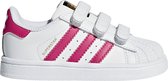 adidas Superstar CF I Sneakers - Maat 26 - Unisex - wit/roze