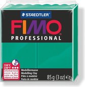 FIMO professional - ovenhardende, professionele boetseerklei blok 85 g - primair groen