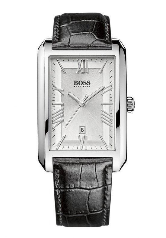 Hugo Boss Black HB1513027 - Horloge - Leer - Zwart - 55 mm | bol.com