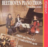 Beethoven: Piano Trios Vol 2 / Trio Italiano