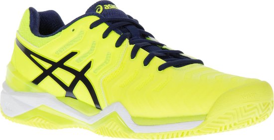 Asics Gel-Resolution 7 Tennisschoenen - Maat 46.5 - Mannen - geel/wit |  bol.com