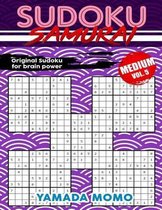 Sudoku Samurai Medium: Original Sudoku For Brain Power Vol. 5