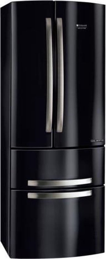 aangenaam Duiker Misbruik Hotpoint 4D B/HA amerikaanse koelkast Vrijstaand Zwart A | bol.com