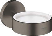 GROHE Essentials Houder voor zeepdispenser of glas - Wandbevestiging - Hard graphite geborsteld (mat antraciet)