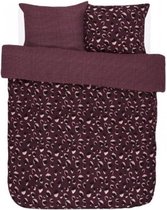 Essenza Madea Dekbedovertrek - Flanel - Litsjumeaux XL - 260x200/220 cm - Burgundy