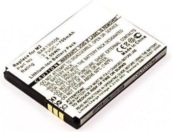 Wicked Chili Batteria compatibile con AVM Fritz!Fon C5, C4, M2, MT-F, Motorola MOTOFONE F3, EM325, M325, EM25 – Batteria di ricambio per: AVM 312BAT016, 312BAT006, 312BAT006CS-FVM446CL – 750 mAh