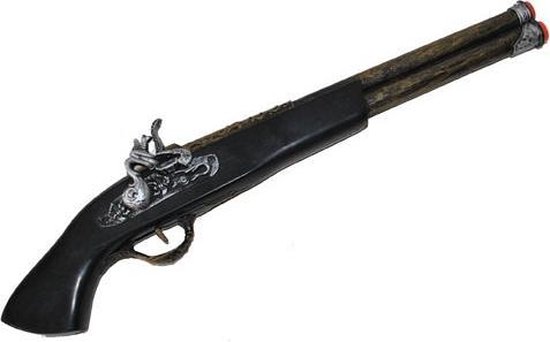 Piraten pistool zwart/zilver 48 cm | bol.com