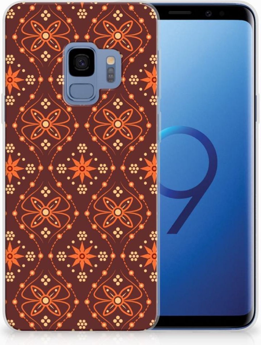 Samsung Galaxy S9 TPU bumper Batik Brown