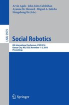 Lecture Notes in Computer Science 9979 - Social Robotics