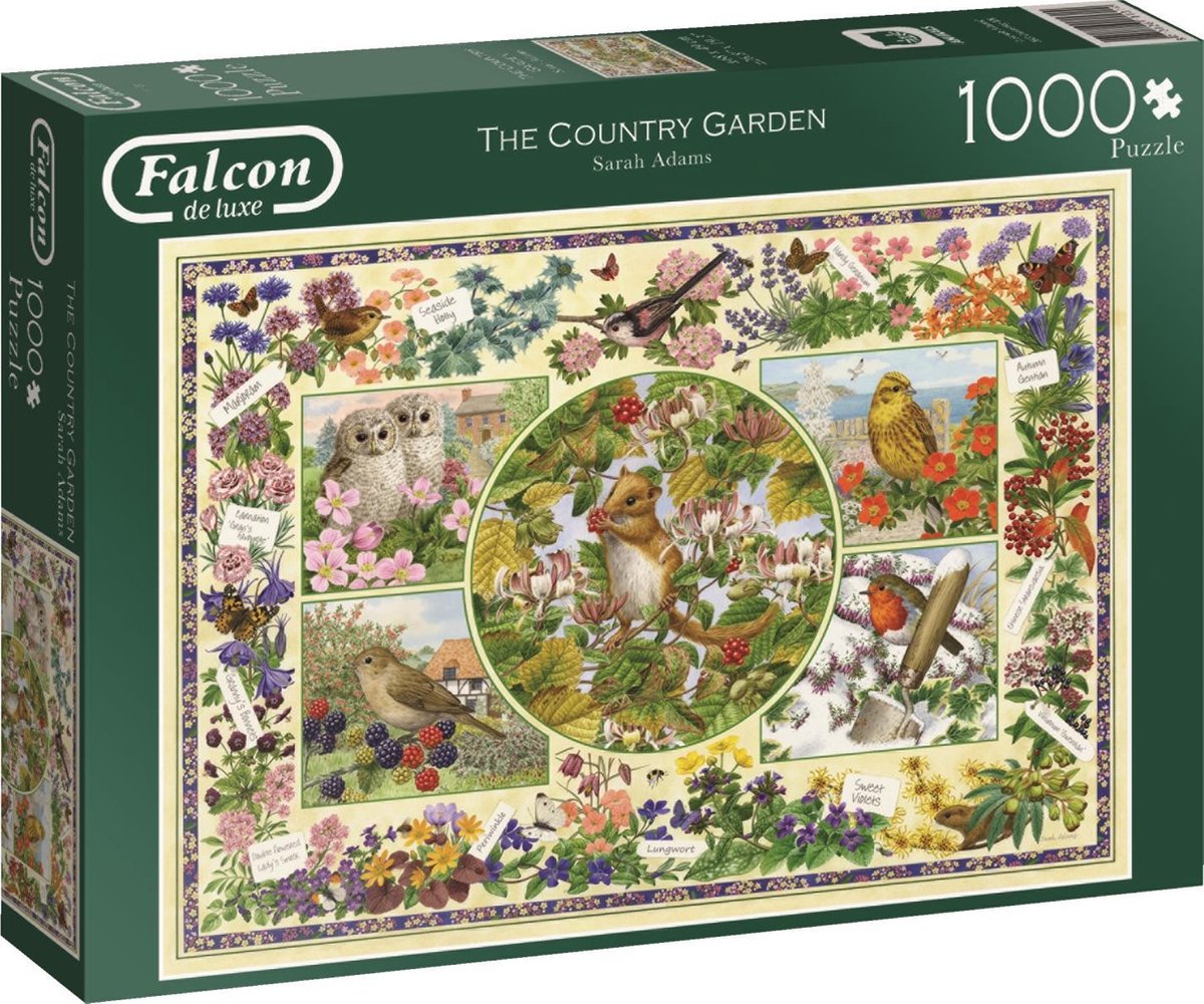 bol.com | Falcon puzzel The Country Garden - Legpuzzel - 1000 stukjes