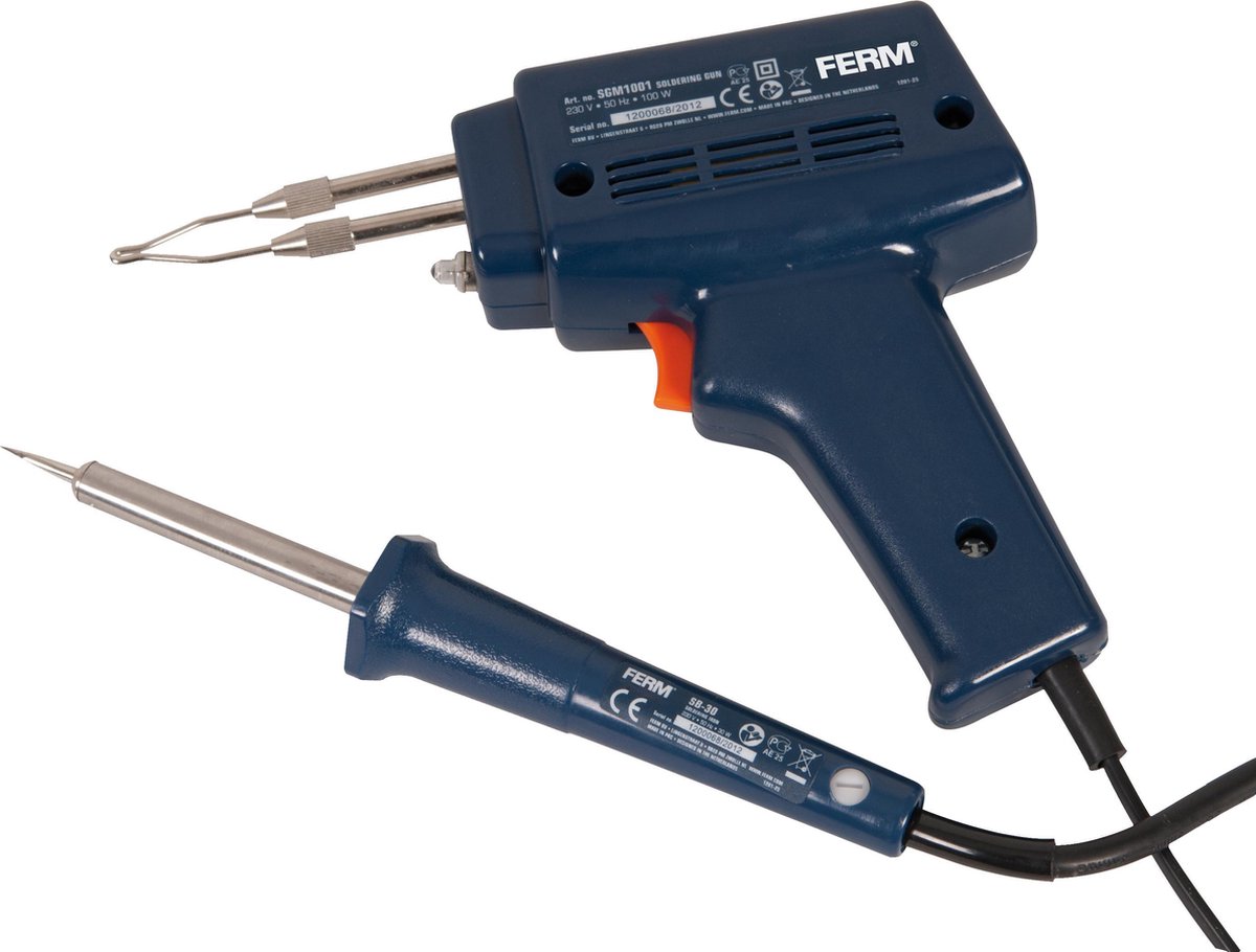 FERM Elektrische soldeerset 100W/30W SGM1001