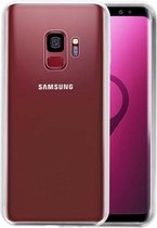 Magnetic Back Cover voor Galaxy S9 Zilver - Transparant