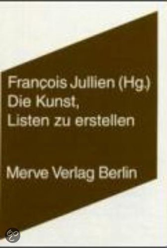 Die Kunst, Listen zu erstellen