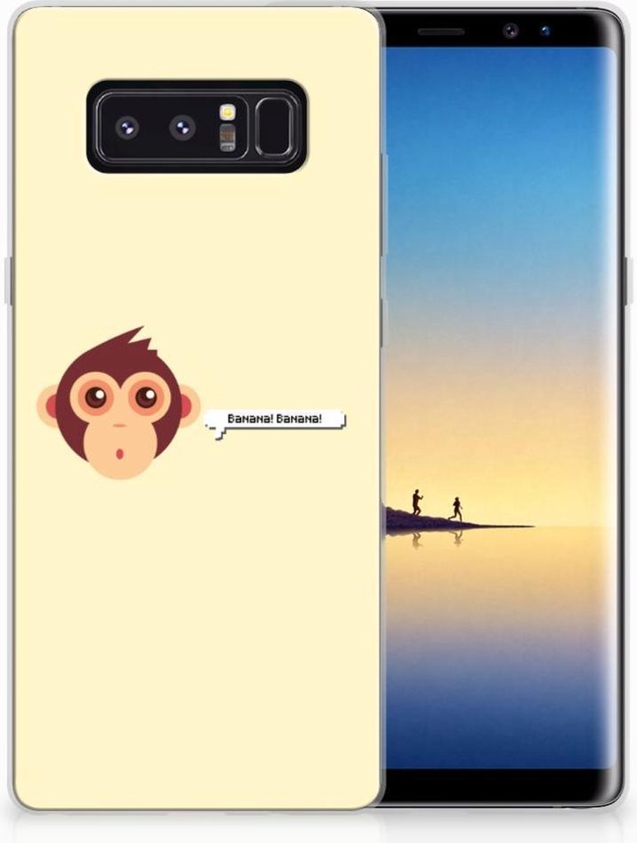 Samsung Galaxy Note 8 Telefoonhoesje met Naam Monkey