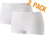 Avet | Dames Boxershorts | Microvezel | maat S | Wit | 2-Pack