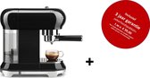 Smeg - ECF01BLEU MkIII -  Espressomachine - Zwart