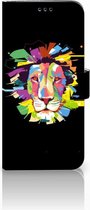 Geschikt voor Samsung Galaxy S9 Plus Bookcase Hoesje Lion Color