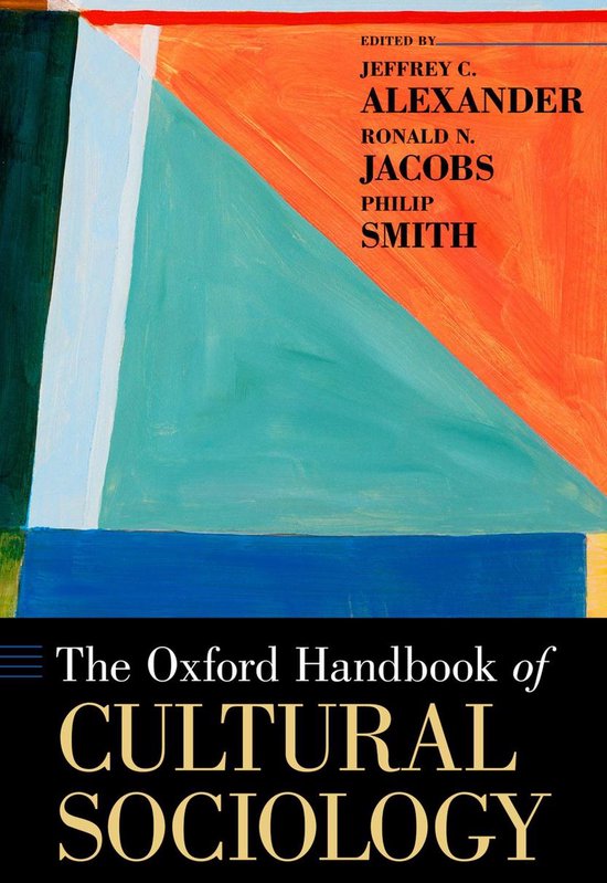 Oxford Handbooks - The Oxford Handbook of Cultural Sociology - cover