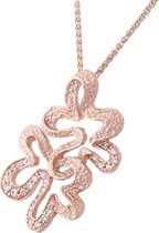 Orphelia Silver 925 Zh-7077/1 Pendant Rose Zirc