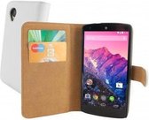 Mobiparts Classic Wallet Case LG Google Nexus 5 White