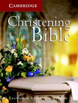 Cambridge Christening Bible KJV White
