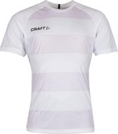 Craft Progress Graphic SS Shirt Heren Sportshirt - Maat XXL  - Mannen - wit/grijs