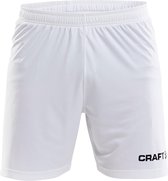 Craft Squad Short Solid Heren Sportbroek - Maat XL  - Mannen - wit/zwart