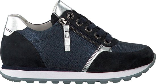 Gabor Dames Sneakers - Blauw Maat 37.5 | bol.com