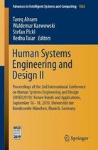 Advances in Intelligent Systems and Computing- Human Systems Engineering and Design II