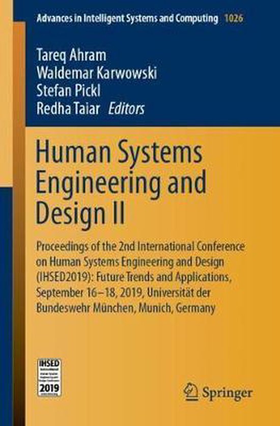 Advances in Intelligent Systems and Computing- Human Systems ... - cover