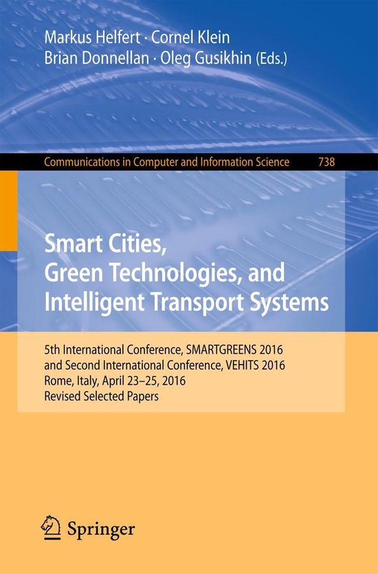 Springer Nature Proceedings Computer Science - Smart Cities, ... - cover