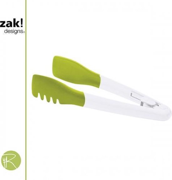 Zak!Designs Kitchen2Table - Saladetang met Slot - 26 cm - Groen