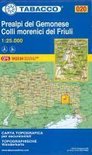 Tabacco Editrice Wandelkaart Tabacco Blad 020 - Prealpi del Gemonese / Colli morenici del Friuli (GPS)