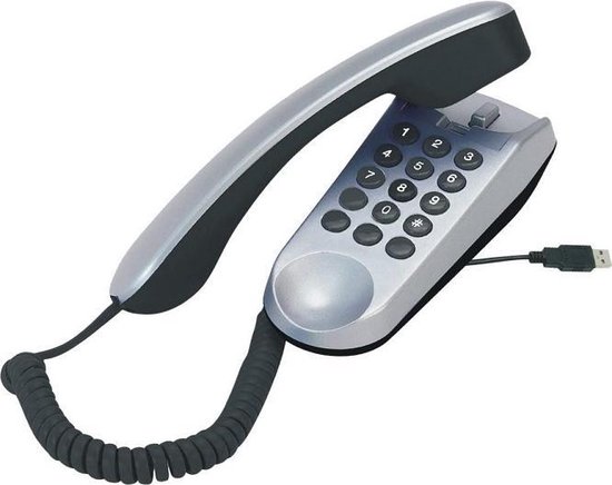Perfectone USB - VoIP telefoon - ZilverGrijs | bol.com