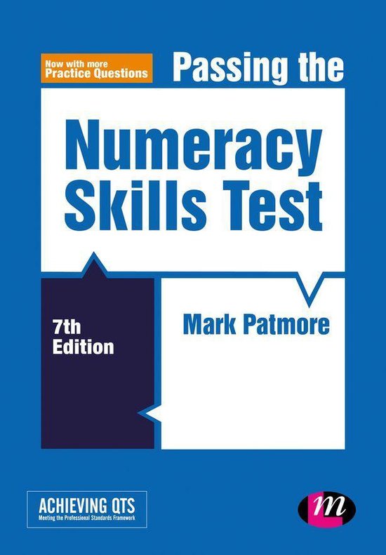 Achieving QTS Series - Passing the Numeracy Skills Test - cover