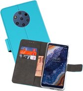 Booktype Telefoonhoesjes - Bookcase Hoesje - Wallet Case -  Geschikt voor Nokia 9 PureView - Blauw