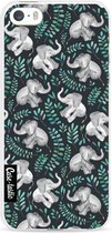 Casetastic Softcover Apple iPhone 5 / 5s / SE - Laughing Baby Elephants